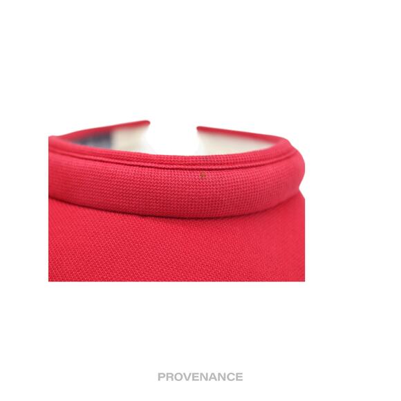 ? Burberry Golf Knight Logo Visor - Nova Check Red